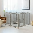 thumbnail image 3 of IRIS 34-inch Exercise 8-Panel Pet Playpen with Door, Silver, 3 of 8