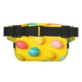 thumbnail image 3 of Zufioo Easter eggs (2) Print Square Double Layer Waist Bag, Durable & Stylish Fanny Pack with Zippered Pockets and Adjustable Strap for Outdoor & Daily, 3 of 9