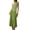 Yellow-green, variant on Women's Pleated Halter Neck Maxi Dress with Tied Stretch Bodice Not Lined Elegant Full Length 95% Cotton 5% Spandex