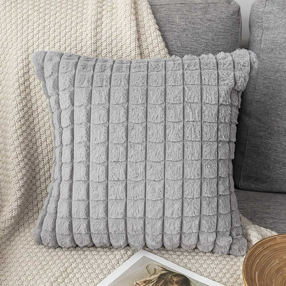 Incredible Savings,Pillow Cover for Living Room and Bedroom, New Home Cushion Cover, Headboard Decorative Pillow Case, | 100%Polyester, Gray-409 $BS$3