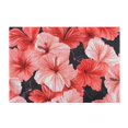 thumbnail image 2 of Ryvnso Tropical Flowers Bathroom Shaggy Rugs Toilet Mat Soft Contour Rug, 2 of 9