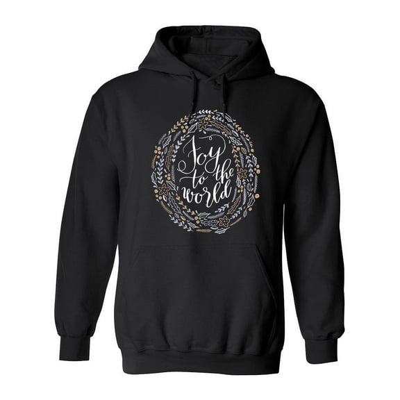 Joy To The World Design Hoodie Women -Image by Shutterstock, Female XX-Large