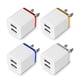 thumbnail image 3 of Ee. Uu. Enchufe 3.1A Universal 2 Puertos Usb Cargador De Pared Adaptador De Viaje Para Iphone Samsung Ipad Sweethay HA026135-03, 3 of 6