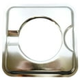 Stanco 7.75" x 7.75" Chrome Square Gas Range Drip Pan, 900S