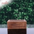 thumbnail image 4 of Mela Artisans Rustic Trellis Storage Box with Hinged Lid - Medium Polish, Medium Size, 4 of 7