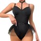 thumbnail image 1 of Gibobby Ropa sexy de mujer para sexo Camisón para mujer, lencería sexy transparente y sexy para mujer, vestido de malla de encaje(Negro, CH), 1 of 5