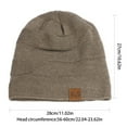 thumbnail image 3 of Baqcunre Clearance! Beanies Hats Men, Men Womens Autumn And Winter Fashion Warm Pullover Hat Stacking Cap Ear Cap Frost Proof Cap, Beanie for Women, Baby Beanie, 3 of 5