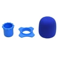 thumbnail image 1 of Graflsoa Muslady Microphone Protection Kit with Foam Windscreen, Silicone Grip Ring, and Shockproof Tail Cover in Blue, 1 of 5