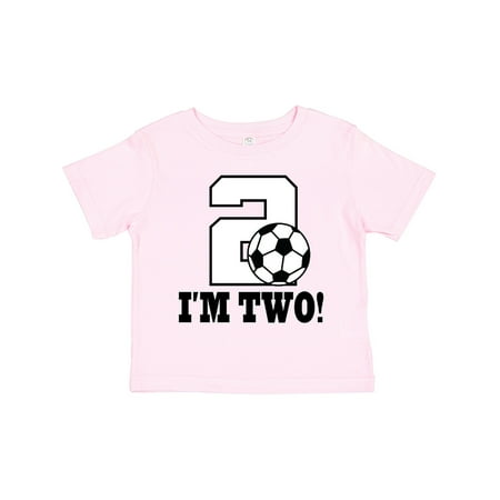 

Inktastic 2nd Birthday Soccer Outfit Gift Toddler Boy or Toddler Girl T-Shirt