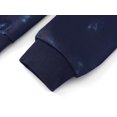 thumbnail image 5 of Cooltree Boys Hooded Sweatshirt - Fashion Soft Long Sleeve Basketball Dark Blue Pullover Casual Tops Size 10, 5 of 7