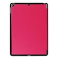 thumbnail image 2 of Funda de cuero con tapa horizontal y textura Custer para iPad 9.7 (2018) y iPad 9.7 (2017), con tres pliegues y función de suspensión/activación (negra), 2 of 5