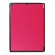 thumbnail image 2 of Funda de cuero con tapa horizontal y textura Custer para iPad 9.7 (2018) y iPad 9.7 (2017), con tres pliegues y función de suspensión/activación (negra), 2 of 5