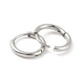 thumbnail image 2 of Non-304 Stainless Steel Huggie Hoop Earrings for Women Stainless Steel Color 14 Gauge 11x1.6mm Pin: 0.7mm, 2 of 3
