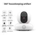 thumbnail image 3 of Cámara De Seguridad Cámara Inalámbrica Panorámica Para El Hogar Cámara De Vigilancia Wifi De Alta Definición Compatible Con Función De Llamada De Una Tecla Visión Nocturna Yuarrent AF001079-02, 3 of 6