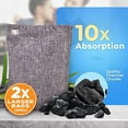Nature Fresh Charcoal Bags Odor Absorber (Large, 4 Pack, 200g each