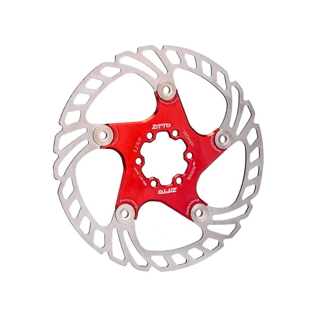 koolsoo Bike Hydraulic Disc Brake Rotor Rotor for BMX Mountain Bike Road Red Red 180mm