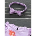 thumbnail image 5 of WIBACKER Infant Baby Girls Princess Romper Costume Onesie Fancy Dress Bodysuit with Headband Halloween Birthday Dresses, 5 of 9