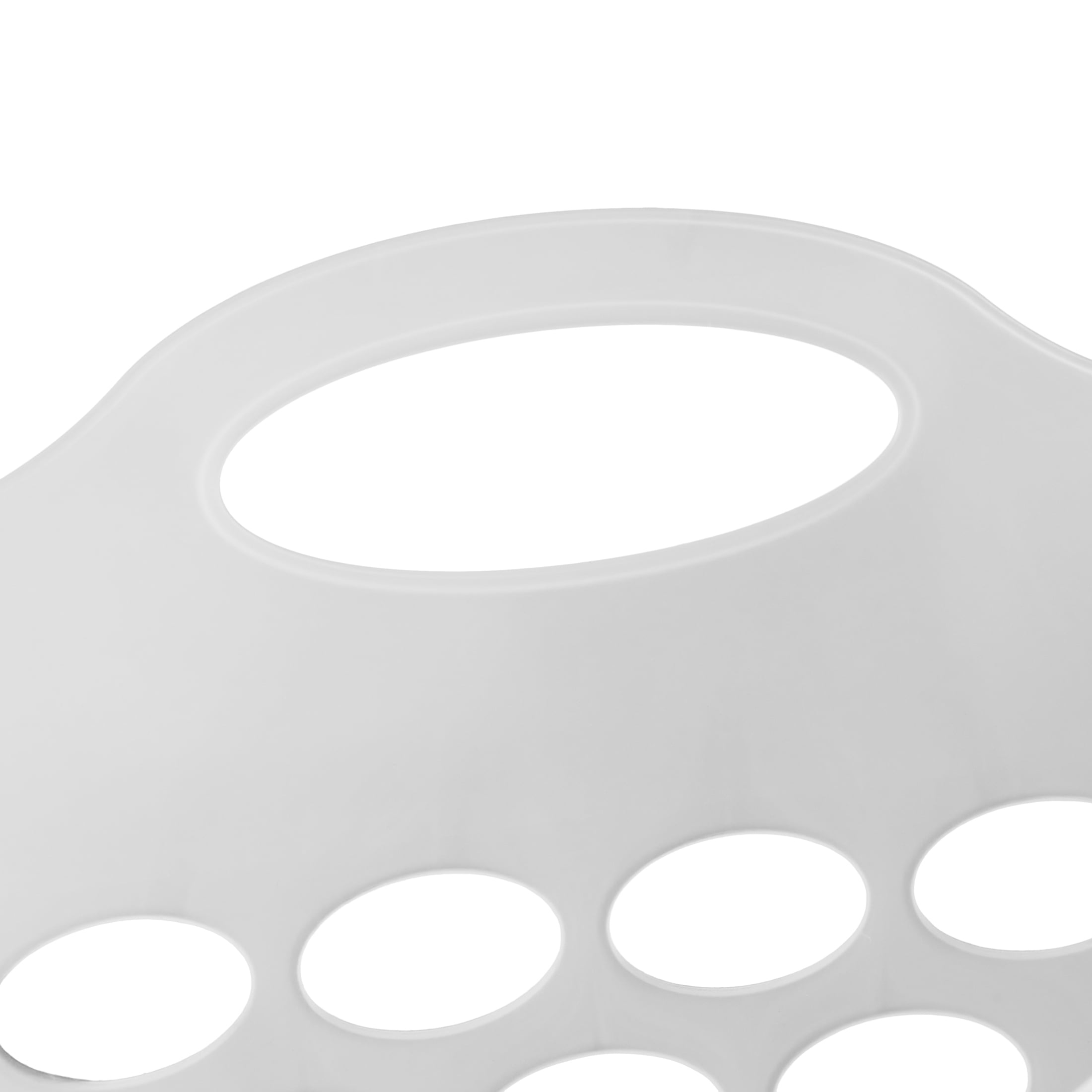 Mainstays 1.5 Bushel Flexible Plastic Laundry Hamper, Clear, Set of 3