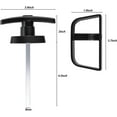 thumbnail image 2 of T-Handle Lock Set, Shed Door Lock with 2 Keys, 4-1\\/2" Stem for Shed, Barn, Playhouse & Chicken Coop Door Lock, 2 of 4