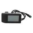 thumbnail image 2 of Medidor de pantalla LCD para bicicleta eléctrica visualización clara 24V 36V 48V Medidor de conversión de bicicleta eléctrica simple para viajar ANGGREK Otros, 2 of 8