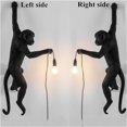 thumbnail image 2 of The Monkey Lamp - Lámpara colgante recta negra - Lámpara de pared con forma de mono - También apta para exterior ACTIVE Biensenido a ACTIVE, 2 of 4