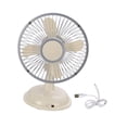 thumbnail image 2 of Mini ventiladores de escritorio, pequeños ventiladores de refrigeración, ligeros, de aire fresco, de funcionamiento silencioso, sin vibraciones. Beige, 2 of 9