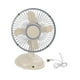 thumbnail image 2 of Mini ventilador de escritorio, pequeño ventilador de refrigeración, ligero, ventilador de aire fresco, funcionamiento silencioso, vibración. Beige, 2 of 9