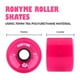 thumbnail image 5 of Paquete de de Monopatín 78A, Repuesto de 70 X 51 Mm, Pieza de Longboard Sharpla Ruedas de skate, 5 of 8