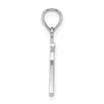 thumbnail image 2 of Auriga Fine Jewelry 14K White Gold Polished Number 7 Pendant for Women (L-18.93 mm, W-4.26 mm), 2 of 6