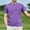 Purple(2025), variant on Yiliang Slim Fit Shirts for Men Comfortable Fit T Shirt Versatile Everday Top Short Sleeve Tee Cozy and Flexible Garment