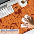 thumbnail image 2 of Long Mouse Pads for Desk,Halloween Spooky Icons Pattern Desk Mats on Top Of Desks, Desk Mouse Pad Extra Large with 3mm Non-Slip Base and Stitched Edge for Gaming,Office,Work,Home 47.3x23.6in, 2 of 5