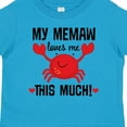 thumbnail image 4 of Inktastic Memaw Loves Me Grandson Boys or Girls Toddler T-Shirt, 4 of 5