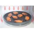 thumbnail image 4 of Juego de 2 bandejas redondas para hornear pizza, antiadherentes, para horno de pizza, parrilla y accesorios de cocina - 22,9 cm, 28 cm, negro ER, 4 of 5