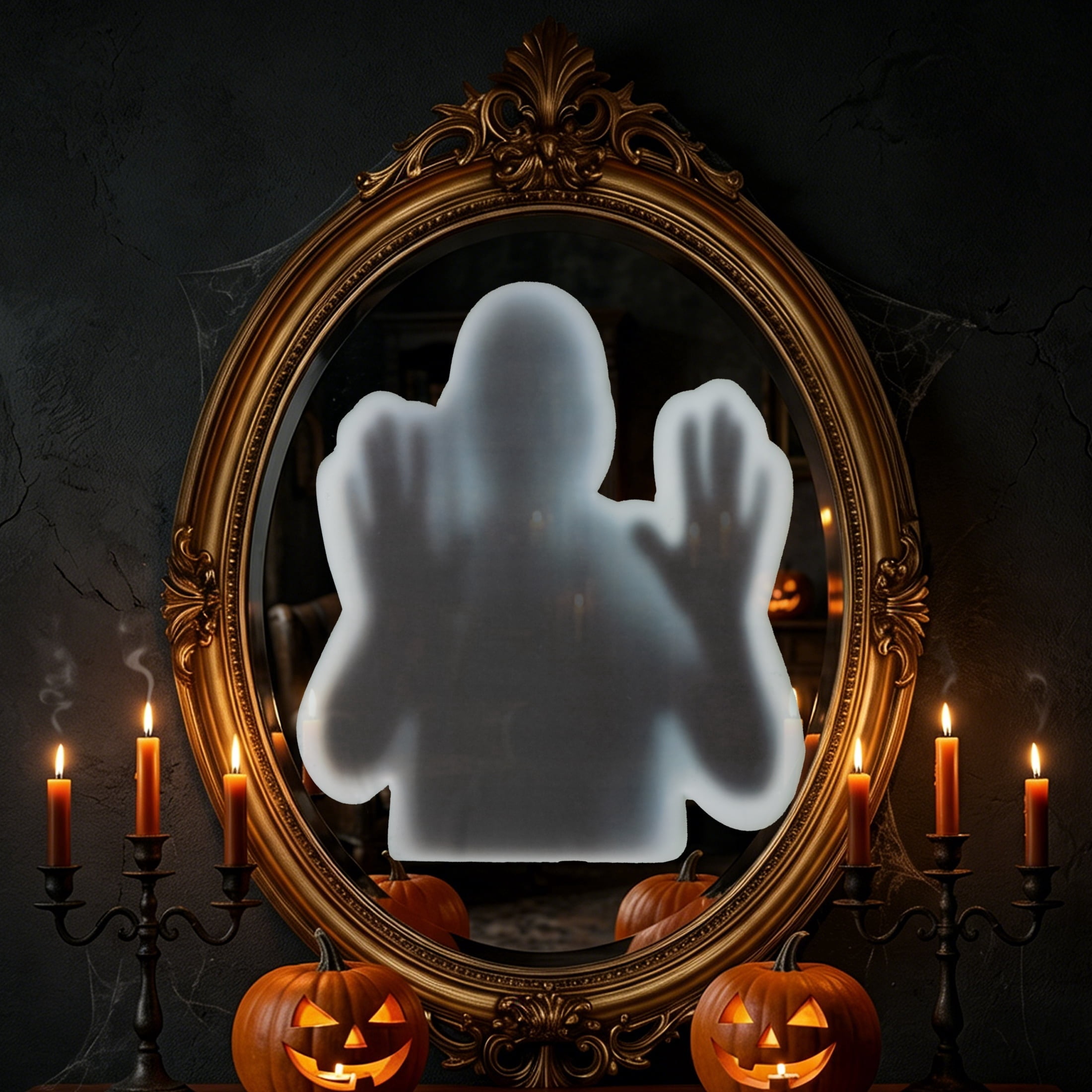 Creepy Silhouette Window Cling, Multicolor, 11.75" x 17", Halloween by Way To Celebrate