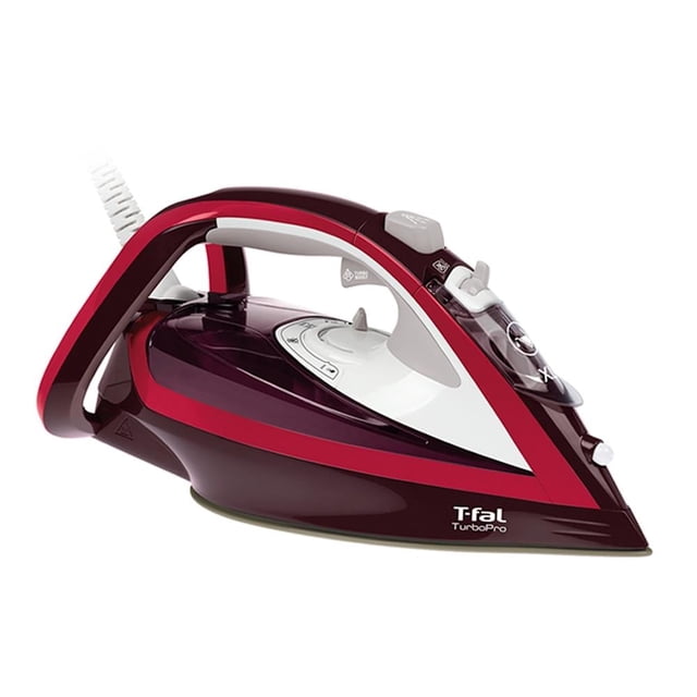 Plancha de Vapor T-fal Suela Turbo Pro Roja