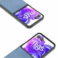 thumbnail image 3 of for Motorola Razr 60 / Motorola Razr 2025 Sparkly Case, Slim Fit Glitter PC Anti-Scratch Luxury Shockproof Protective Lightwieght Wireless Charging Phone Case Cover - Blue, 3 of 5