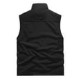 thumbnail image 6 of Krdevn Men Jacket Vest Overalls Vest Pocket Outdoor Casual Plain Slim Comfortable Jacket,Tank Tops Men,XL, 6 of 6