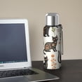 thumbnail image 5 of 20 Oz Cute Cat Coffee Tumbler Double Wall Insulated Stainless Steel Water Bottle | Metal Reusable Thermoses Flask with Cup Cap | Leak & Sweat Proof with Anti-Dust Lid, 5 of 7