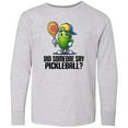 thumbnail image 3 of Inktastic Funny Pickleball Joke Long Sleeve Youth T-Shirt, 3 of 5