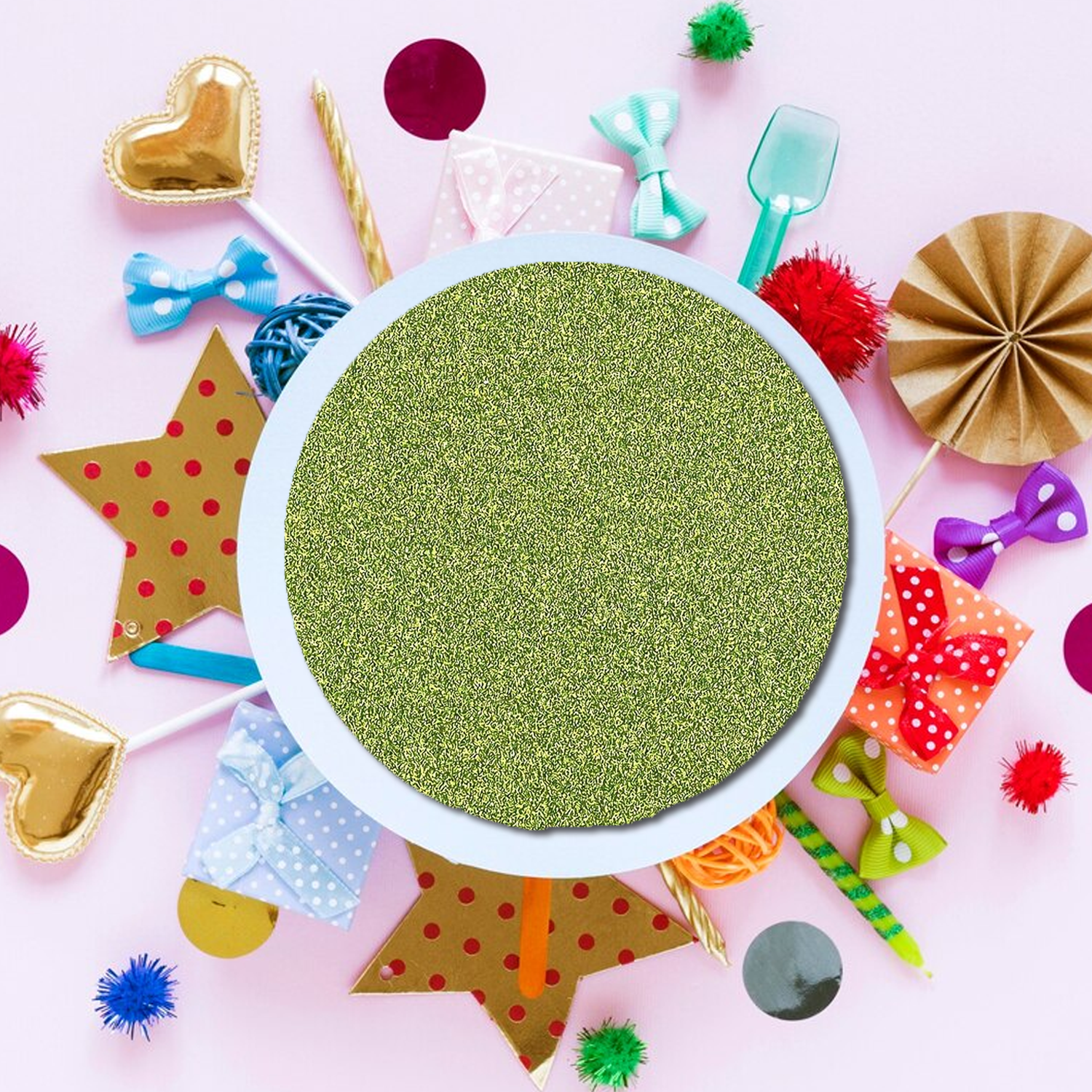 PA Paper Accents Glitter Cardstock 12? x 12? Olive Green, 85lb colored cardstock paper for card making, scrapbooking, printing, quilling and crafts, 15 piece pack