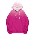 thumbnail image 5 of Womens Zip Up Hoodies Fleece Jackets Oversized Sweatshirts Fall Fashion Outfits 2025 Sweaters Winter Clothes Women's Hoodies & Sweatshirts Unisex Gradient Color Pullover Casual Long Sleeve Hooded, 5 of 5