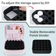 thumbnail image 4 of Funda organizadora de esmaltes de uñas VofiPremiam con capacidad para 1 lámpara de uñas y 30 botellas, 4 of 6