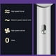 thumbnail image 5 of Xihbxyly Secador de Pelo de Alta Potencia, Tecnología Iónica, Secado Rápido con 3 Velocidades Ajustables, Diseño Ligero y Portátil, Ideal para Uso En Peluquerías, Ideal para Viajes, Blanco/Morado/Ver, 5 of 7