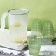 thumbnail image 2 of GOOHOCHY 1 juego de jarra de agua fría para el hogar con tazas y soporte para bebidas frías, jarra de agua para fiestas, 2 of 8