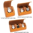 thumbnail image 4 of HELIAHO Vintage PU Watch Roll Case Leather Watch Storage Box Stylish Watch Container Watch Display Box PU Material For Travel Watch Roll Case CJ911-98235, 4 of 8