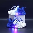 thumbnail image 2 of Gubotare Toddler Light Up Shoes Kids Sneakers for Boys Shoes for Running Walking Size 9 (Blue,Toddler 9), 2 of 7