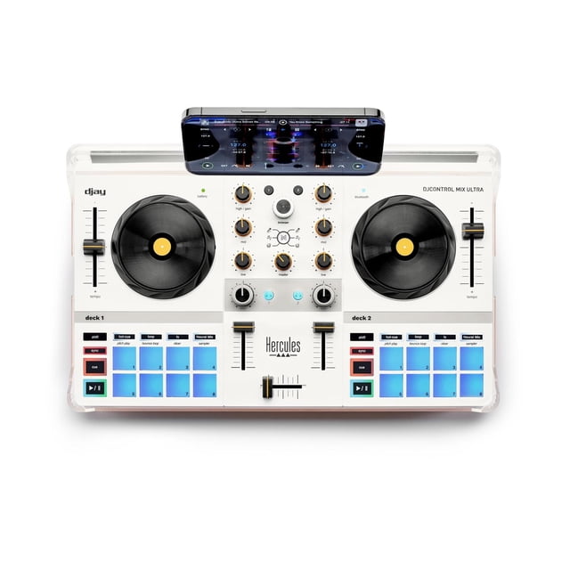Hercules DJControl Mix Ultra – Controladora de DJ Portátil para Smartphones (iOS/Android)