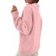 thumbnail image 4 of Suéter de cuello en V para mujer, suéter de punto con solapa, suéter holgado informal de color sólido, top de manga larga, suéter de cuello en V, blusa para mujer, 4 of 8