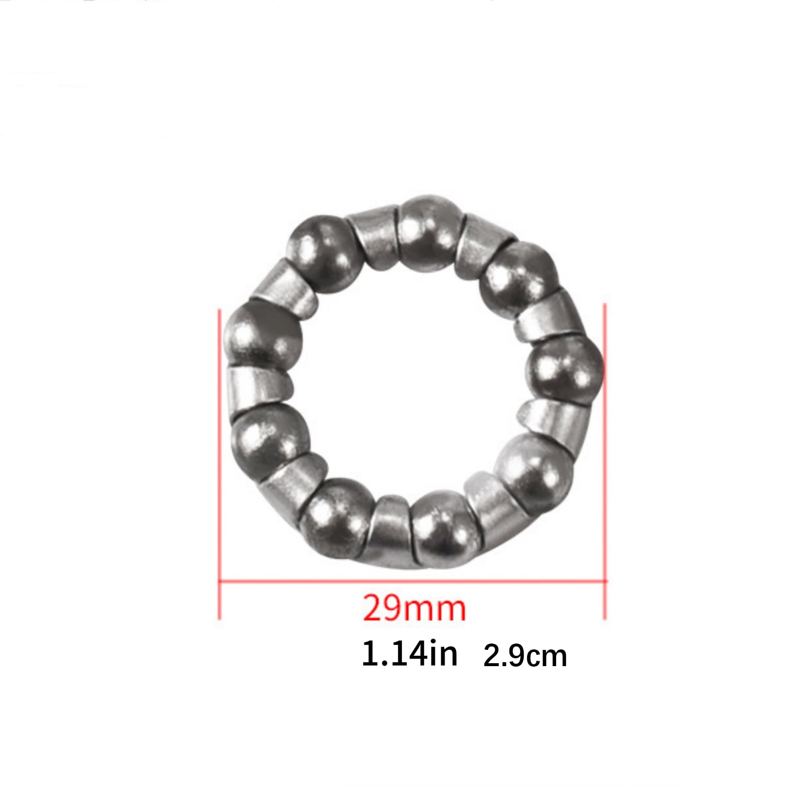 schwinn bicycle crank bearings CSYANXING Bicycle Ball Bearings Crank 5 Pack 1 4 Inch Balls Stainless Steel  29mm OD 18mm ID for Schwinn Sears Genesis Bikes