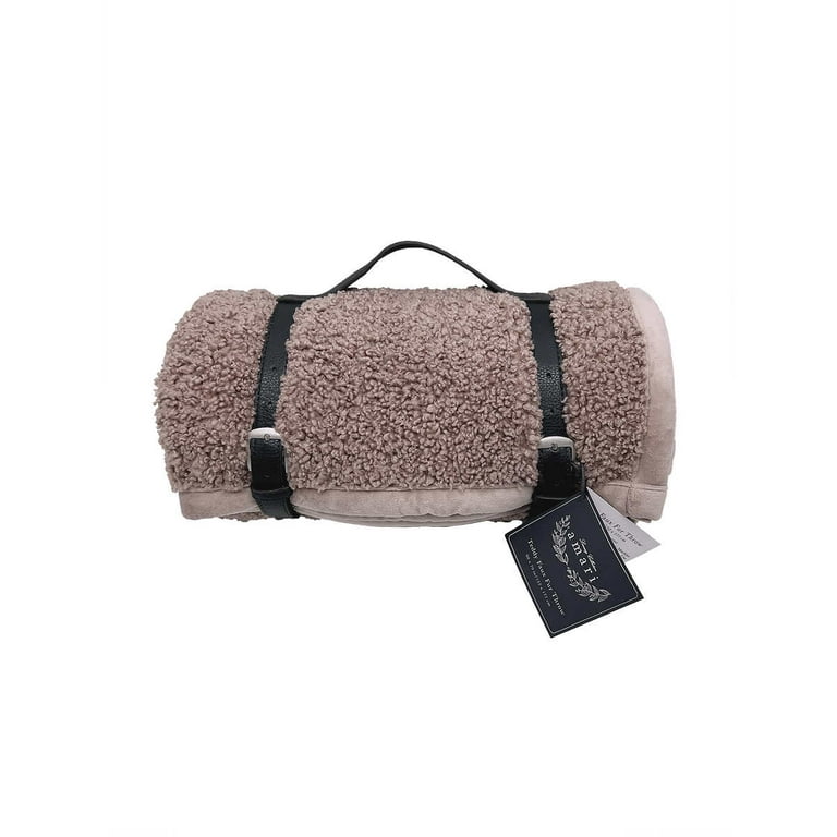 Amari Teddy Luxe Faux Fur Throw 60x70 inch Purple Walmart